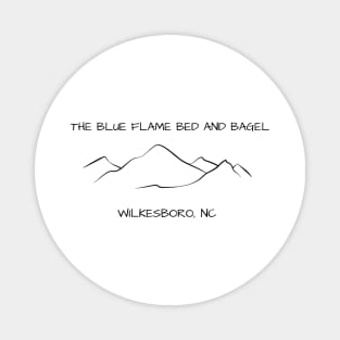THE BLUE FLAME BED AND BAGEL MOUNTAIN VIEW Magnet